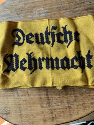 WWII German Deutsche Wehrmacht Armband 2