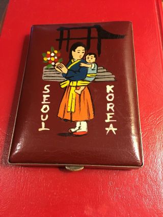Korean War Era Cigarette Case - Leather