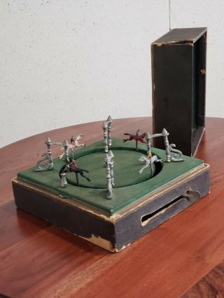 Antique French Horse Racing Gambling Game 2