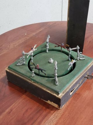Antique French Horse Racing Gambling Game 3