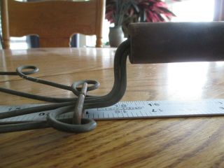 Vintage Rug Beater,  Metal with Wooden Handle,  22 - 1/2 