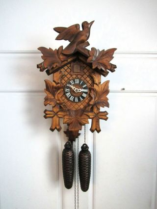Vintage Black Forest 8 - Day Regula German Cuckoo Clock