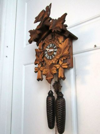 Vintage Black Forest 8 - Day Regula German Cuckoo Clock 4