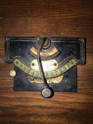 United States Check Punch – 1888 - 1889 – Serial Number 1460