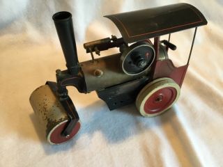 Vintage Or Antique Tin Live Steam Roller Toy