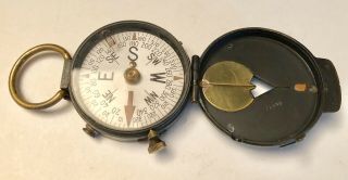 Cruchon Emons 71427 Compass Ww1 Us Engineer Corps Berne (read Details)