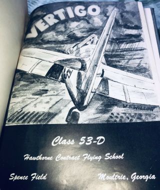 Vertigo 53 - D Yearbook 1952 From A Moultrie,  Ga USAF Contract Flight Training Ctr 2