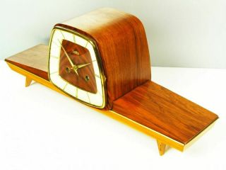 A Dream Later Art Deco Zentra Hermle Chiming Mantel Clock From 50´s