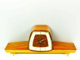 A DREAM LATER ART DECO ZENTRA HERMLE CHIMING MANTEL CLOCK FROM 50´S 2