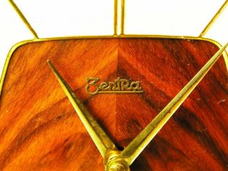 A DREAM LATER ART DECO ZENTRA HERMLE CHIMING MANTEL CLOCK FROM 50´S 7