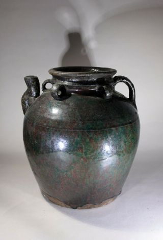 Antique Large Chinese Black Ware Ewer Song Dynasty 3