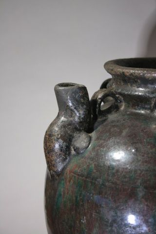 Antique Large Chinese Black Ware Ewer Song Dynasty 8