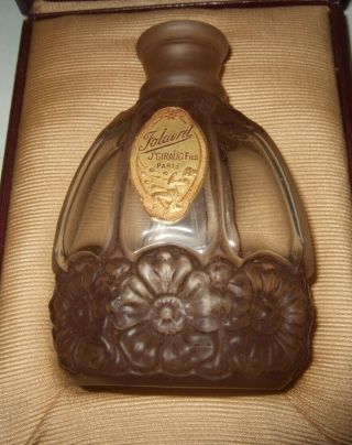 Antique Perfume Bottle Julien Viard Perfume Folavril J Giraud Fils Paris 12