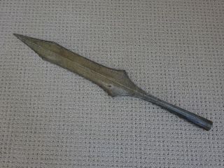 Spear Head Assam India Naga 19th C - No Sword Dagger Knife.