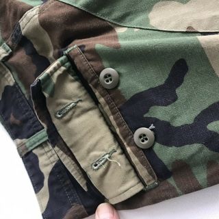 VINTAGE COMBAT WOODLAND CAMOUFLAGE TROUSERS MILITARY CARGO PANTS - 36”Waist X32” L 7