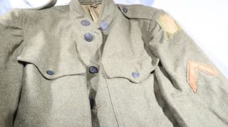Wwi Us Army 28th Infantry Division Uniform With Liberty Loan Patch