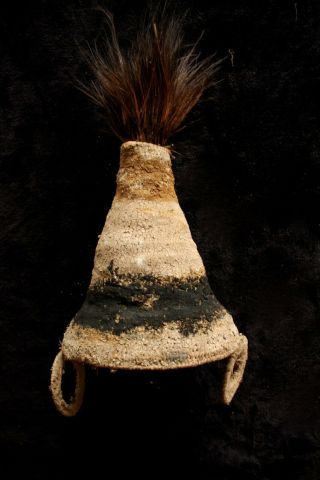 Old & Fine Ceremonial Headdress - Kewa People Southern Highlands Png
