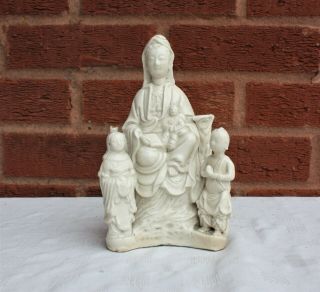 Early 18th Century Chinese Blanc De Chine Figure Kangxi Period