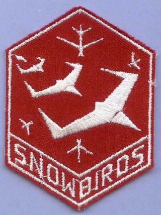Royal Canadian Air Force Rcaf " Snowbirds " Patch Canadian Forces