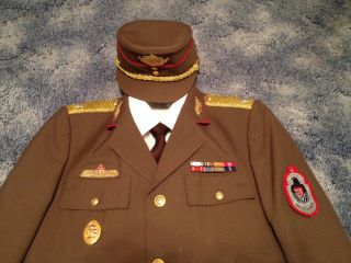 Hungary General Uniform Cap,  Shirt,  Tie,  Badge,  Ribbons,  Eu Shipment Usd 35