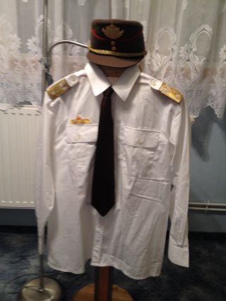 Hungary General Uniform Cap,  Shirt,  Tie,  Badge,  Ribbons,  EU Shipment USD 35 3