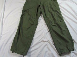 Vtg 50s 1951 Date US Army Combat Pants Trousers Medium Long M1951 34x33 Korea 3