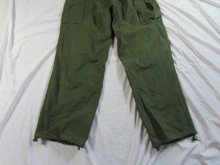 Vtg 50s 1951 Date US Army Combat Pants Trousers Medium Long M1951 34x33 Korea 8