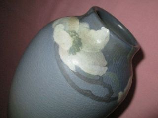 Rookwood Pottery Vellum Dogwood Decorated Vase 900C 1905 Fred Rothenbusch 8.  25 