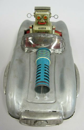 Vintage Cragstan Toys Space Robot Patrol With Sparkling Atomic Gun 3