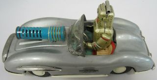 Vintage Cragstan Toys Space Robot Patrol With Sparkling Atomic Gun 4