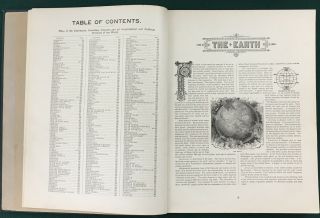 1900 NATIONAL STANDARD FAMILY & BUSINESS ATLAS OF THE WORLD; MAPS,  1890 Census 3