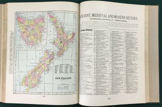1900 NATIONAL STANDARD FAMILY & BUSINESS ATLAS OF THE WORLD; MAPS,  1890 Census 7