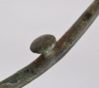 Gold and Silver Inlay Chinese Bronze Belt Hook Han Dynasty 12