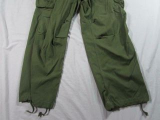 Vtg 50s US Army Combat Pants Trousers Large R M1951 M - 51 32x30 Korea Vietnam 4
