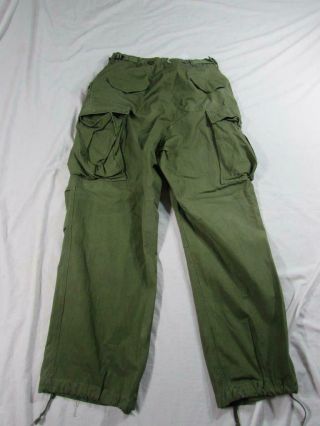 Vtg 50s US Army Combat Pants Trousers Large R M1951 M - 51 32x30 Korea Vietnam 7