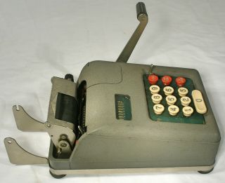 Vintage Mechanical Adding Machine Swift Business Machine Corp parts 2 3