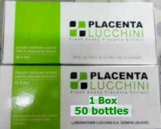 50 Bottles Placenta Lucchini Total Power - Cell Fresh Sheep Placenta Extract 8