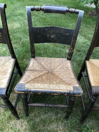 Hitchcock 8 Chairs Antique 4