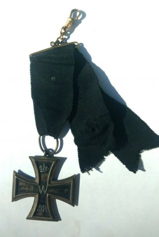 Antique Iron Cross German Medal 1914