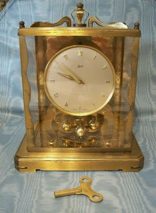 Vintage Rare German Schatz 1000 Day Torsion Anniversary Mantle Clock