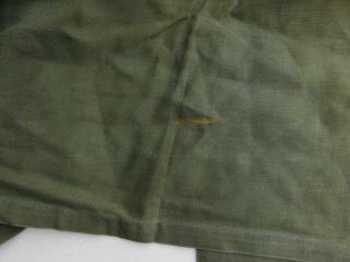 Vtg US Army Utility OD Green Sateen Shirt OG 107 Early 1st Pattern 47 2 5