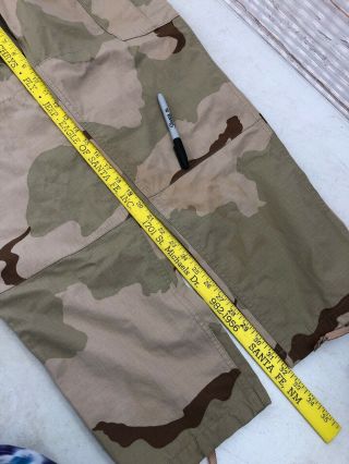 US Army Vintage 1997 Desert Storm Battle Uniform Pants Mens 34 x 30 M Reg 2 - 1 5