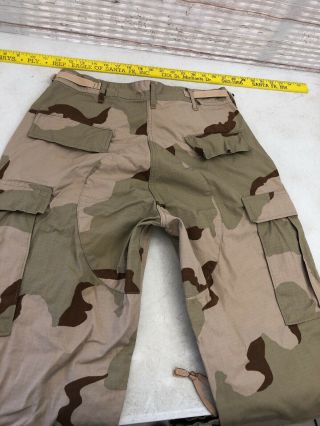 US Army Vintage 1997 Desert Storm Battle Uniform Pants Mens 34 x 30 M Reg 2 - 1 6