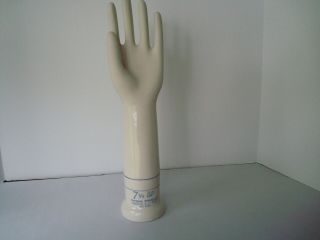 General Porcelain Trenton Nj.  7 1/2 Left Hand Glove Mold Jan.  13 1971 - Rare