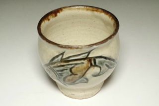 Kinjo Jiro (1912 - 2004) Vintage Japanese pottery tea cup 3433 8