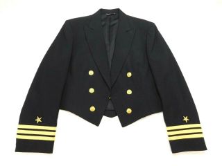 Us Navy Officer Commander Mess Dress Dinner Formal Blue Jacket Coat 46 Regular