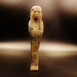 Fine Antique Egyptian Stone Ushabti (shabti) Statue Figure.  One Of A Kind