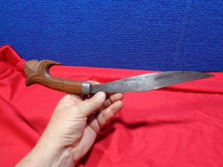 ANTIQUE DATED WW2 PHILIPPINES FIGHTING KNIFE & SHEATH 5