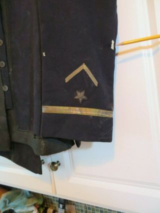 VTG WWI US Navy Blue Officer Uniform Coat,  Pants & Atlantic Fleet Victory Medal 5