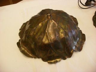 Antique Vtg Art Nouveau - Arts & Crafts - Signed Pairpoint Metal Lamp 9